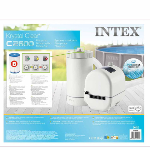 Фільтр-насос для басейну INTEX картриджний 9400 л/год