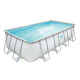 Чеський каркасний басейн Azuro SWING 274x549x132 см квадратний без фільтру 18,0 м³