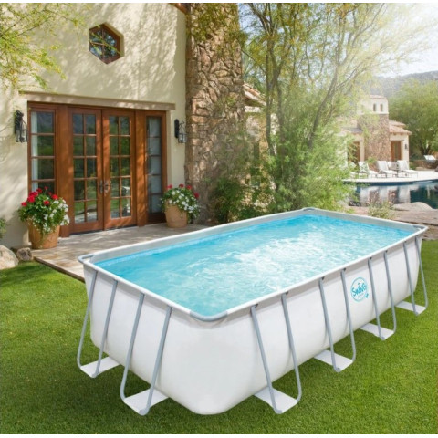 Чеський каркасний басейн Azuro SWING 274x549x132 см квадратний без фільтру 18,0 м³