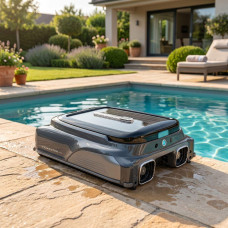 Робот пилосос акумуляторний для басейну AIPER Surfer S1 плаваючий (для поверхні води)