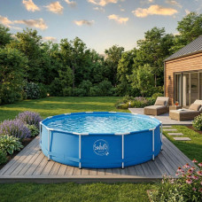 Чеський каркасний басейн Azuro SWING 457x122 см круглий без фільтру 16,7 м³