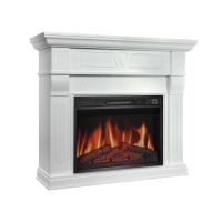 Камінокомплект ArtiFlame Beethoven AF23S білий з обігрівом і звуком горіння вогню