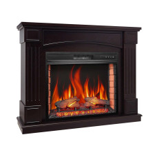 Камінокомплект ArtiFlame Boston AF28S горіх з обігрівом і звуком горіння вогню