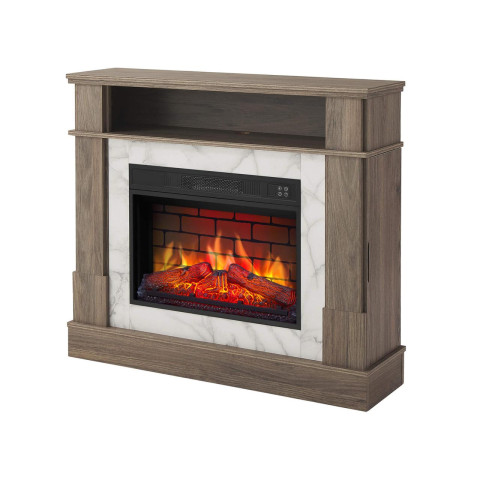 Камінокомплект ArtiFlame For Living AF23BS дуб сірий з обігрівом і звуком горіння вогню