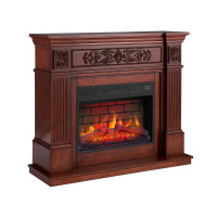 Камінокомплект ArtiFlame Toscana AF23BS дуб з обігрівом і звуком горіння вогню