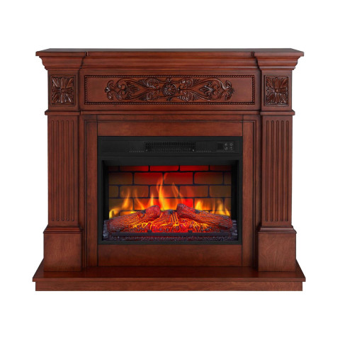 Камінокомплект ArtiFlame Toscana AF23BS дуб з обігрівом і звуком горіння вогню