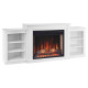 Камінокомплект ArtiFlame Vogue AF28S білий з обігрівом і звуком горіння вогню