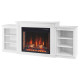 Камінокомплект ArtiFlame Vogue AF28S білий з обігрівом і звуком горіння вогню