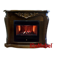 Камінокомплект електричний Dimplex IDaMebel Dallas Etna коричневий