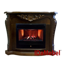 Камінокомплект електричний Dimplex IDaMebel Dallas Etna коричневий
