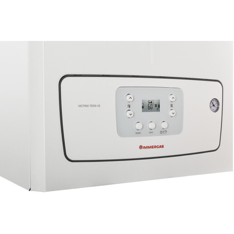 Газовий котел двоконтурний  240 м² Immergas Victrix Tera V2 28 EU конденсаційний 24/28кВт