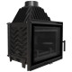 Польська камінна топка на дровах до 120 м² чавунна Kratki ZOSIA DECO 12 кВт 700х480х848 мм