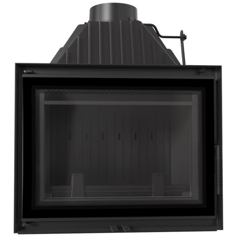 Польська камінна топка на дровах до 120 м² чавунна Kratki ZOSIA DECO 12 кВт 700х480х848 мм