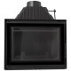 Польська камінна топка на дровах до 120 м² чавунна Kratki ZOSIA DECO 12 кВт 700х480х848 мм