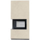 Камін Kratki FLOKI BOX лівий 8 kW Ø 160 в обудові з керамограніту FOKOS SALE