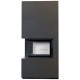 Камін Kratki FLOKI BOX лівий 8 kW Ø 160 в обудові модульній INDIAN BLACK