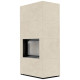 Камін Kratki FLOKI BOX 8 kW Ø 160 в обудові з керамограніту FOKOS SALE
