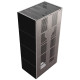 Камін Kratki FLOKI BOX 8 kW Ø 160 в обудові з керамограніту NERO ASSOLUTO