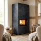 FLOKI BOX 8 kW Ø 160 в корпусе с керамогранита OSSIDO NERO