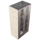 Камін Kratki FLOKI BOX 8 kW Ø 160 в обудові з керамограніту OXIDE BIANCO