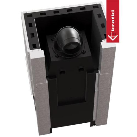 Камінна топка Kratki REGNOR 680/280 Ø 160 тристороння