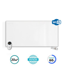 Керамічний обігрівач до 10 м2 UDEN-500 SMART Wi-Fi білий (47,5 х 80 см) 472 Вт