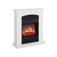 Камінокомплект ArtiFlame Collins AF18B білий, без звуку