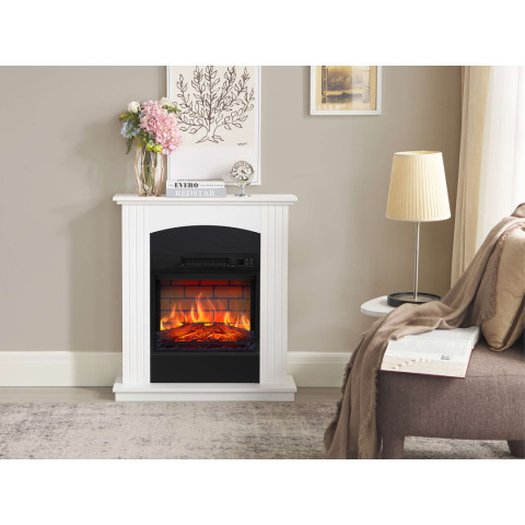 Камінокомплект ArtiFlame Collins AF18B білий, без звуку