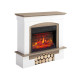 Камінокомплект ArtiFlame Woodley AF23BS білий / дуб сірий