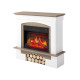 Камінокомплект ArtiFlame Woodley AF23BS білий / дуб сірий