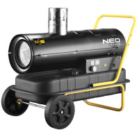 Теплова гармата дизельна Neo Tools, прямого нагріву, 20кВт, 200м2, 600м3/год, колеса, чорний, 21.30кг
