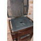 Турецька конвекційна піч на дровах та вугіллі до 90 м² чавунна Duval EM-5151BR 7 кВт (45х77х49 см)