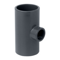 Тройник ПВХ Era UST0290х25 редукционный, d90х63 мм