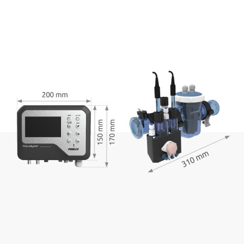 Електролізер для басейну Aqualyser FLEX 80 м³, 20 г/год, Wi-Fi, pH/Redox (Франція)