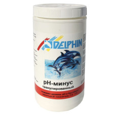 Засіб для зниження ph Delphin pH-Minus 1.5 кг у гранулах. Підтримка рівня pH у діапазоні 7.2-7.4