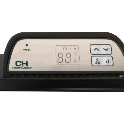 Конвектор металевий Cooper&Hunter Domestic Black CH-1500ED 1500 Вт, 20 м2, з електронним керуванням і таймером