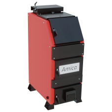 Котел твердопаливний холмова до 180 м² Amica Premium 18 кВт із сталі товщиною 5 мм для опалення будинку, дачі, гаража