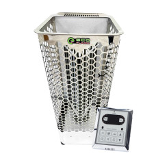 Електрокам'янка для лазні та сауни Ecoflame LD90 9 кВт + пульт CON6