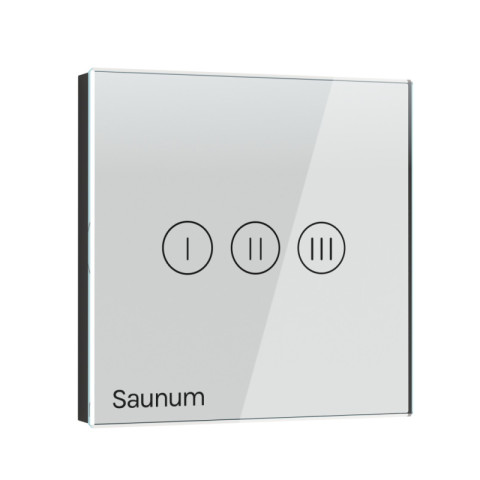 Клімат-контроль для лазні та сауни SAUNUM Base + пульт білий