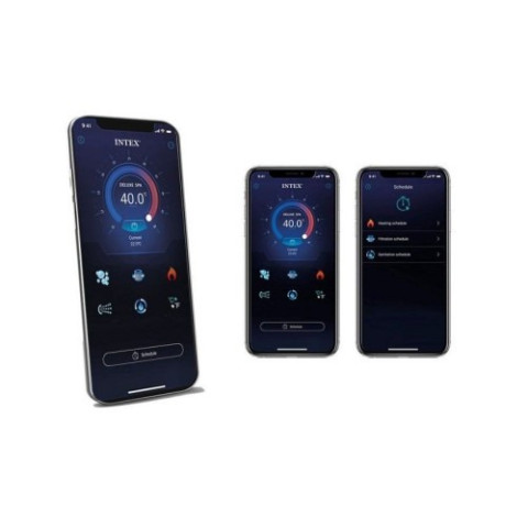 Надувний СПА-джакузі Intex 28494 круглий 196x71 см 4-місний аеромасаж