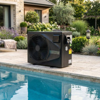 Тепловий насос до басейну до 55 м³ Bevo HydroPro P12/32 інверторний 11,5 кВт чорний. Працює також на охолодження