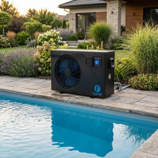 Тепловий насос до басейну до 70 м³ Flotide Heat SX6/32 Inverter інверторний 5,4 кВт чорний. Працює також на охолодження
