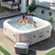 Надувний СПА-джакузі Intex Chevron Deluxe 195x195x71 см 4-6-місний аеромасаж