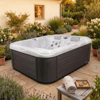 Гідромасажний СПА-басейн Mars Spa 213x160x75 см 3-місний 20+ форсунок