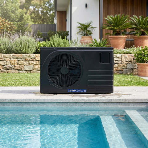 Інверторний тепловий насос для басейну до 60 м³ Aquaheat Neo 11.5 кВт. Працює також на охолодження. Іспанія