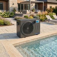 Інверторний тепловий насос для басейну до 75 м³ Aquaheat Neo 15.5 кВт. Працює також на охолодження. Іспанія