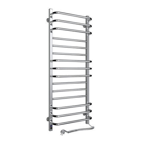 Рушникосушка електрична з нержавіючої сталі Navin Грандіс 480х1200 Sensor права з таймером полірована