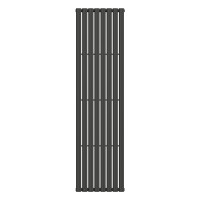 Вертикальний радіатор Ellipse 480х1800-8, anticor, чорний муар