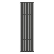 Вертикальний радіатор Ellipse 480х1800-8, anticor, чорний муар
