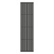 Вертикальний радіатор Ellipse 480х1800-8, anticor, чорний муар